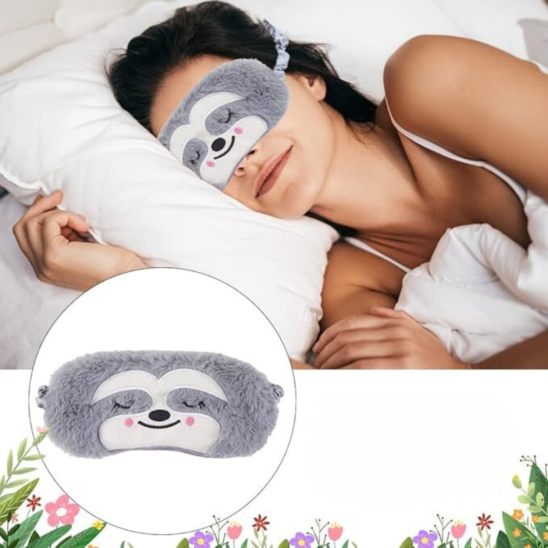 schlafmaske ganz weich - Grau