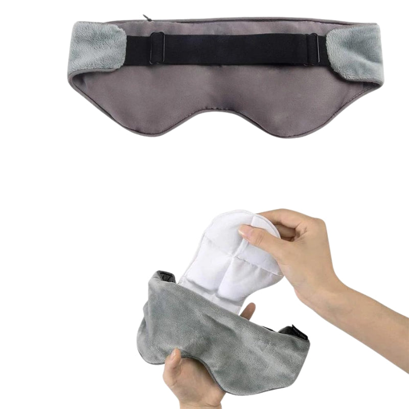 schlafmaske ganz weich - Grau