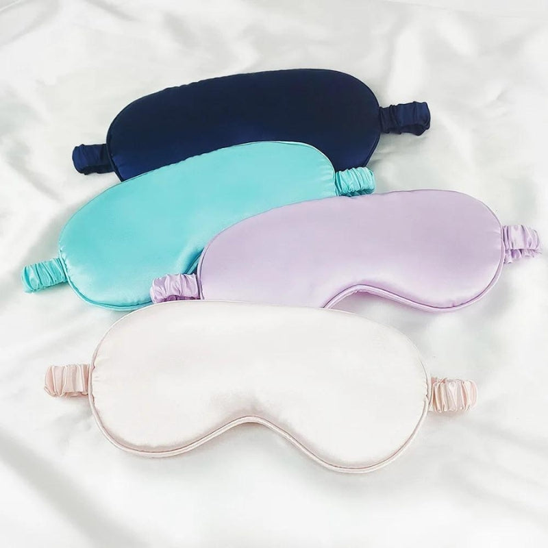 schlafmaske flugzeug schlafen - Himmelblau - Blau - Grün - Schwarz - Violett - Rosa