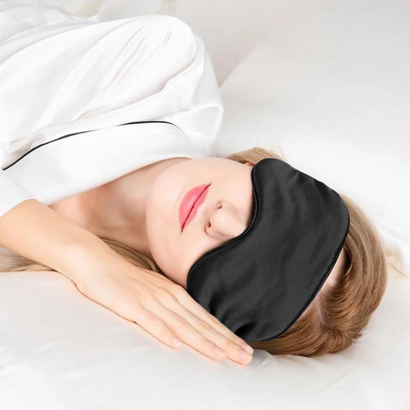 schlafmaske schlafen - Himmelblau - Blau - Grün - Schwarz - Violett - Rosa