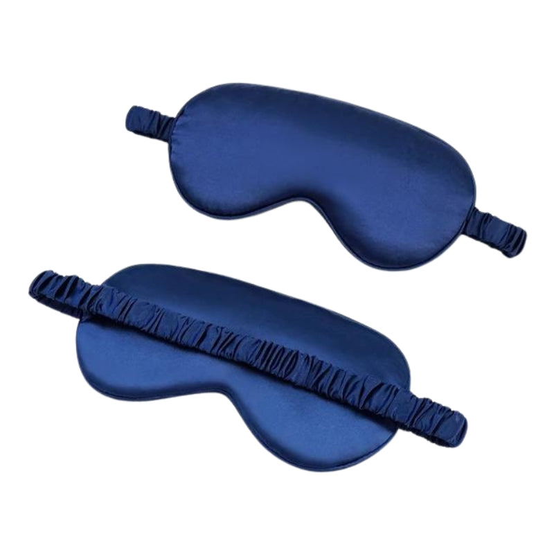 schlafmaske seide - Blau