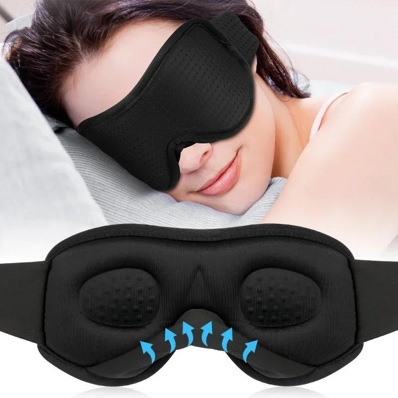 schlafmaske augen schlaf - Grün - Beige - Marineblau - Schwarz
