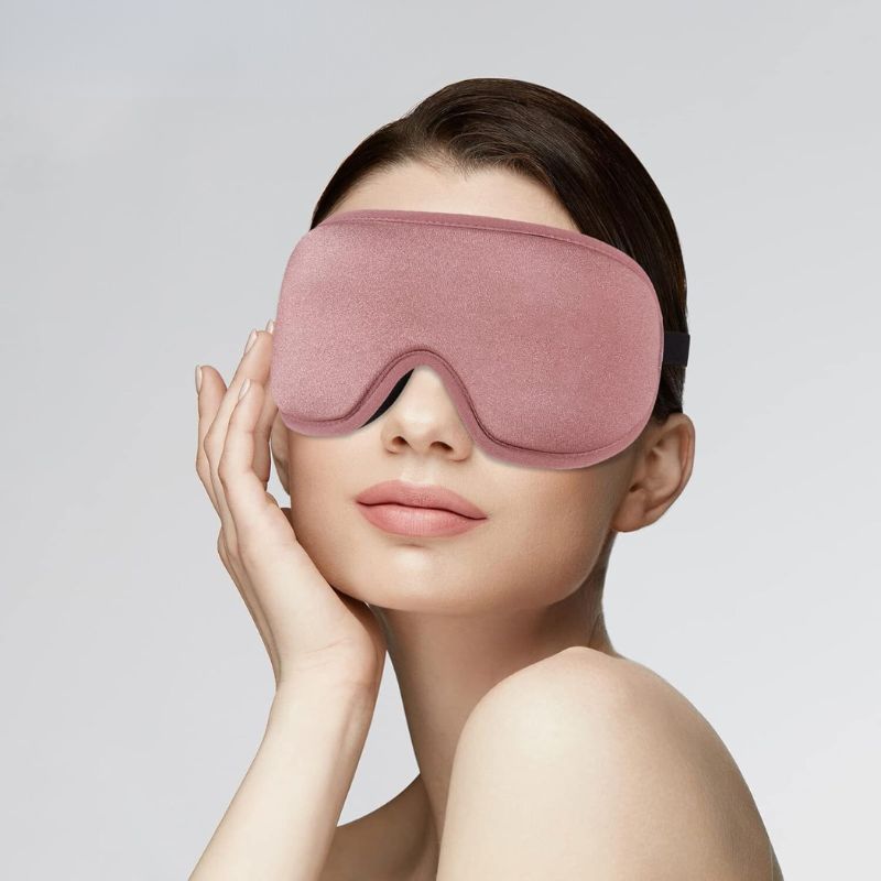 maske zum schlafen flug - Schwarz 1 - Schwarz 2 - Grau - Rosa - Violett