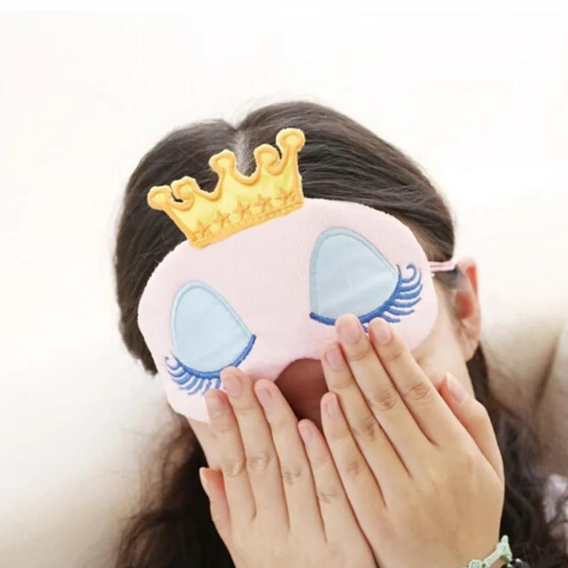 maske zum schlafen mädchen - Blau - Rosa