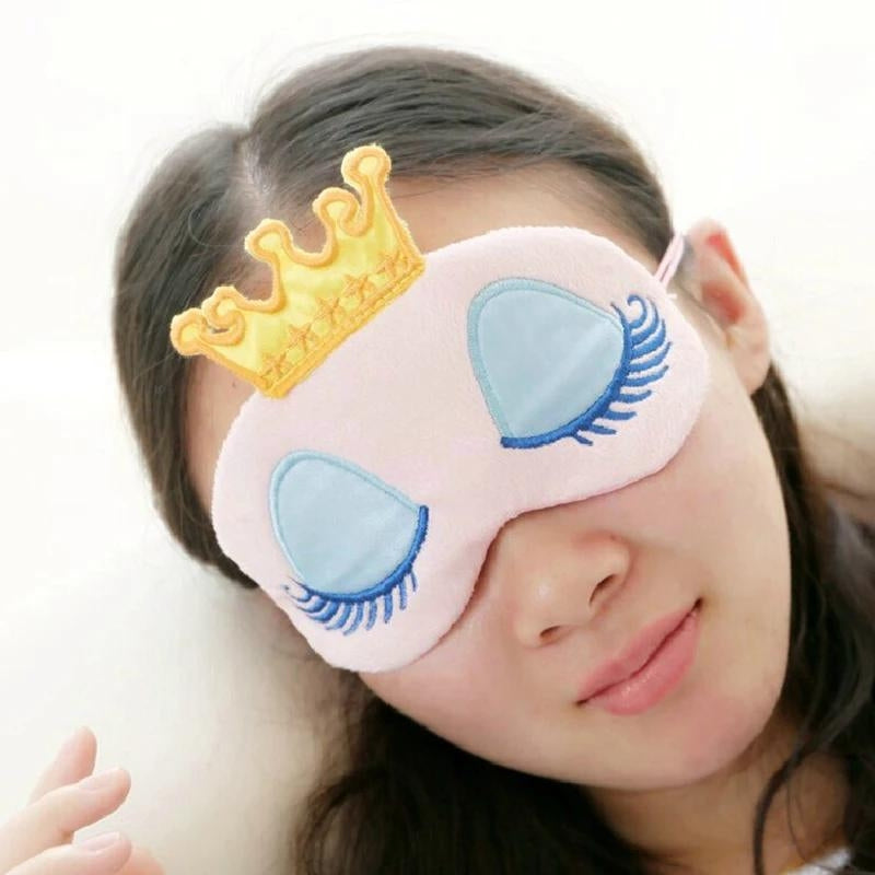 schlafmaske mädchen - Blau - Rosa