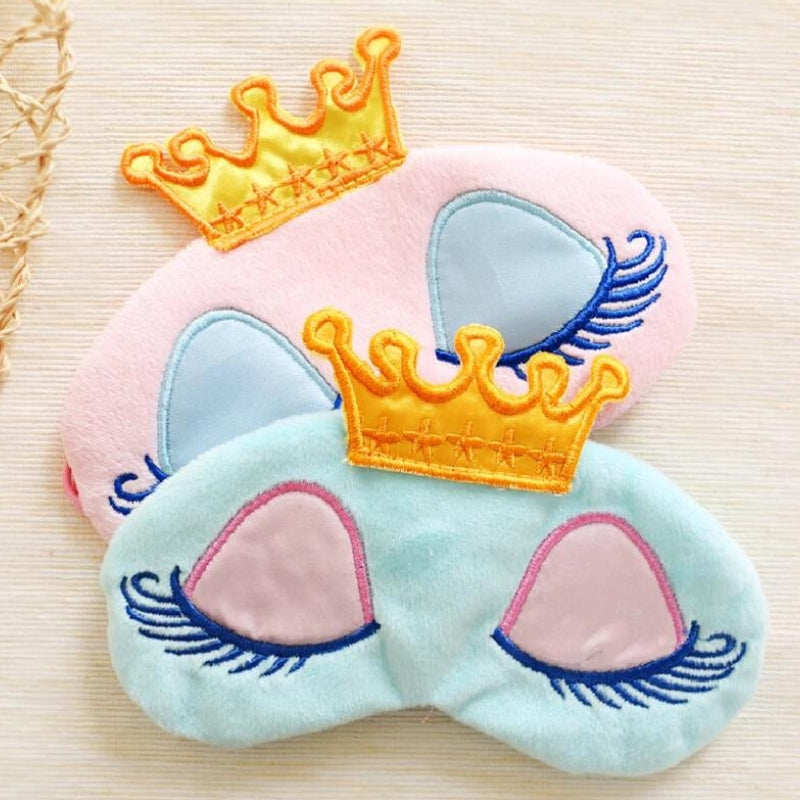 schlafmaske augen kind - Blau - Rosa