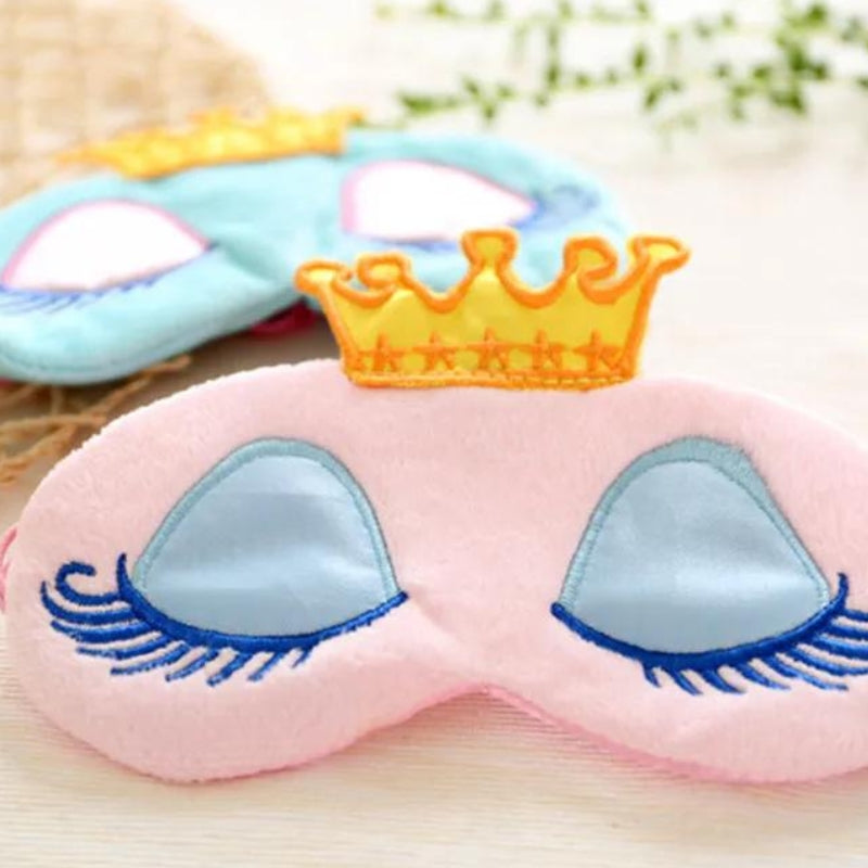 schlafmaske für kinder - Blau - Rosa