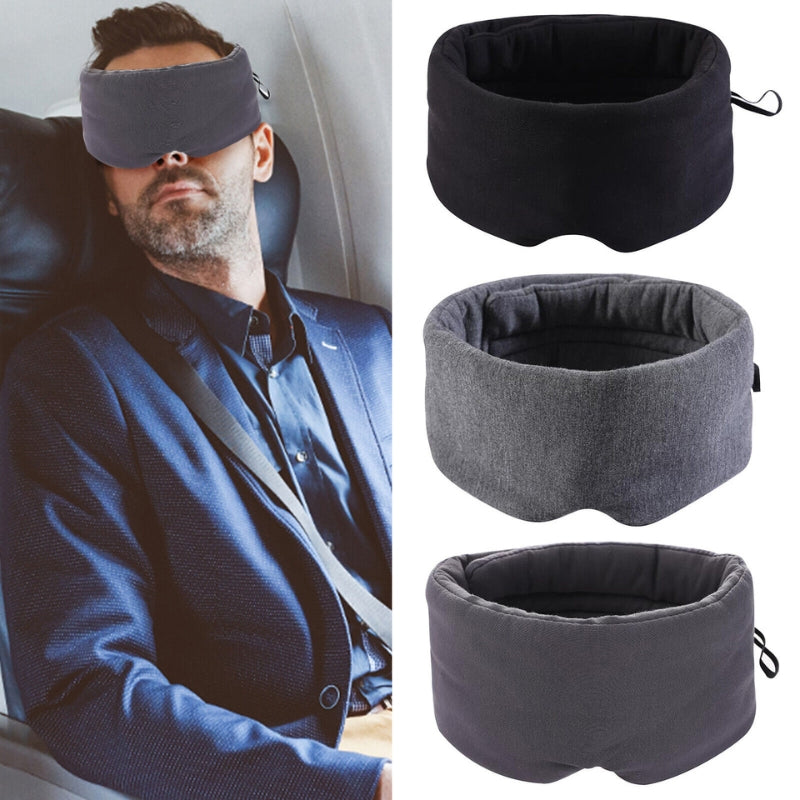 reise maske flugzeug - Schwarz - Grau