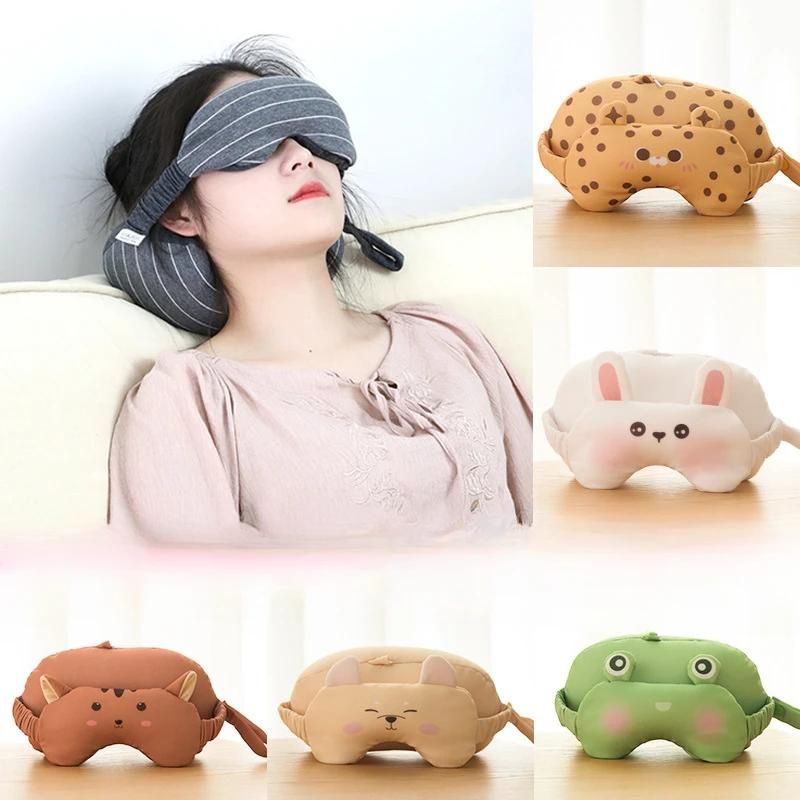 nachtmaske kissen - Grün - Gelb - Rosa - Weiß