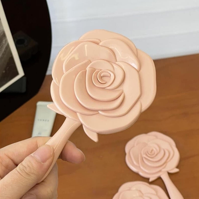 luxuriöser taschen spiegel - Schwarz - Weiß - Rosa