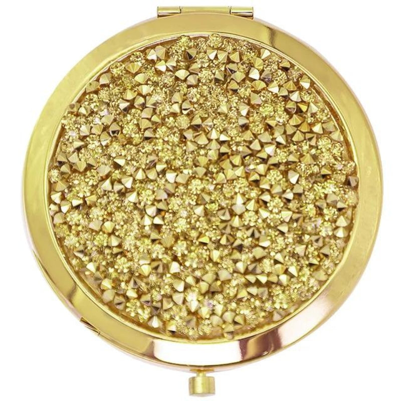 leuchtender taschen spiegel - Gold 2