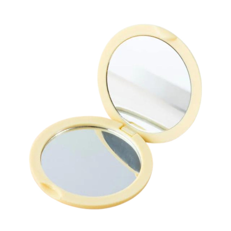 taschen spiegel make-up - Gelb - Faltbar