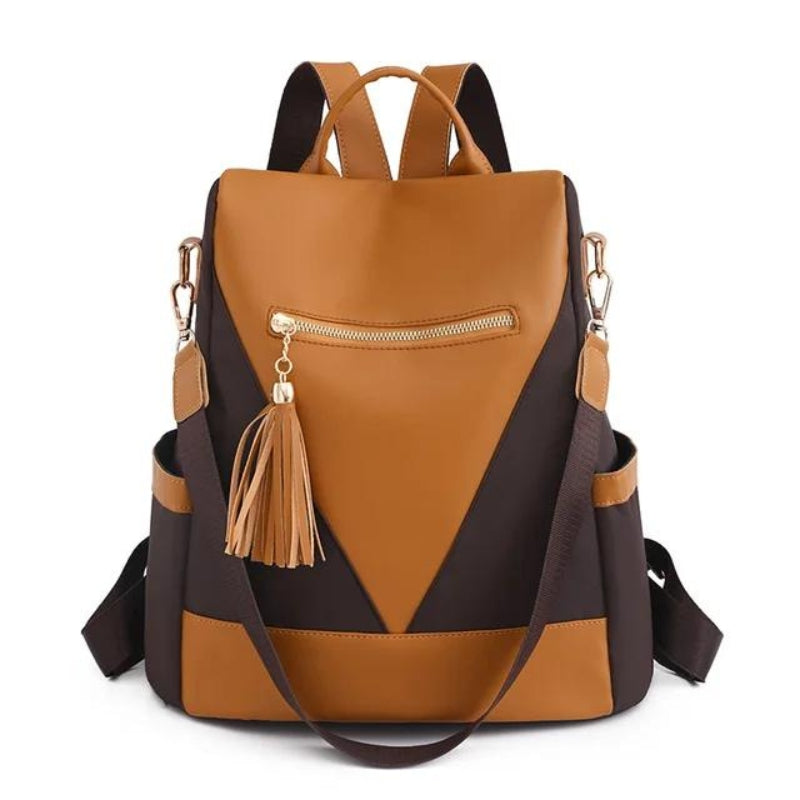 frauen reise rucksack - Orange und braun