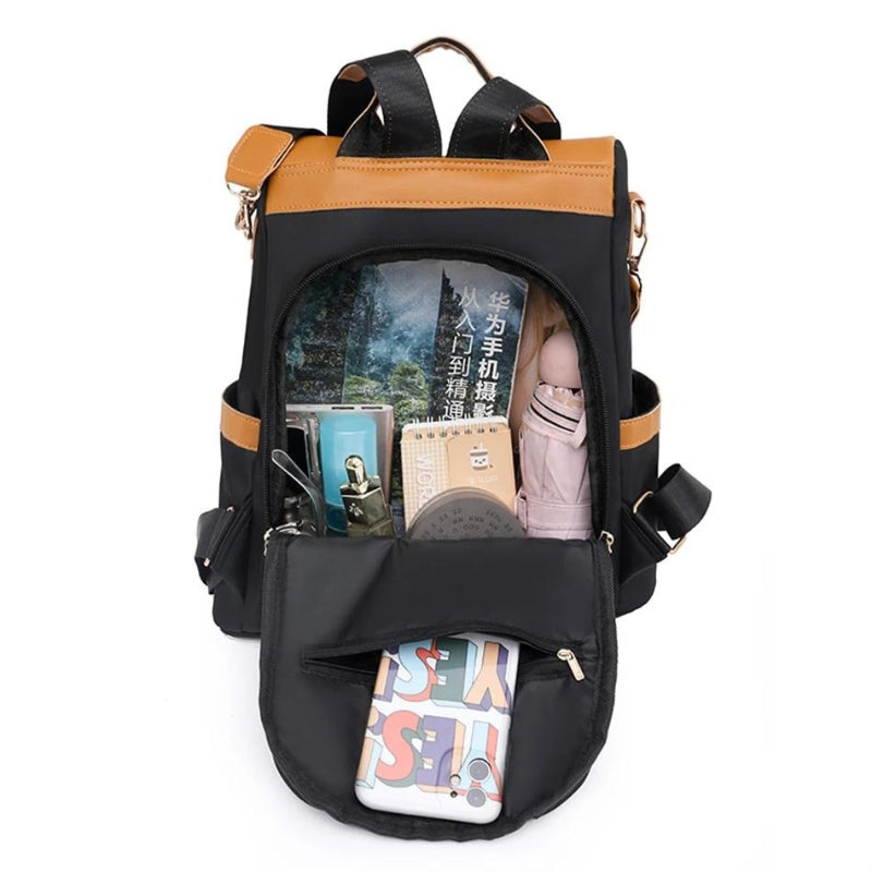 reiserucksack für frauen - Orange und schwarz - Orange und braun - Orange und grau