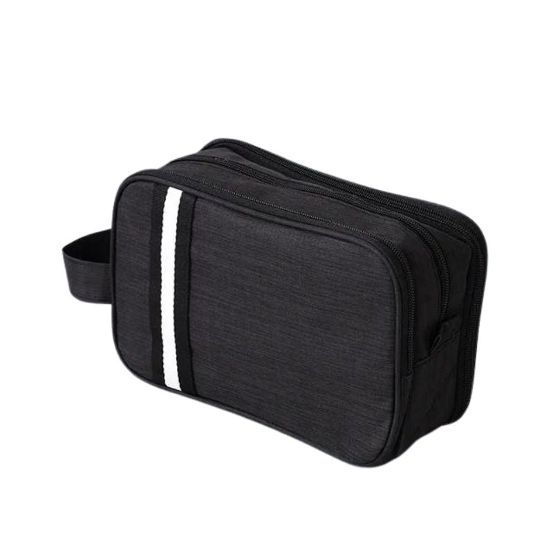 kleine kosmetiktasche für männer auf reisen - Schwarz