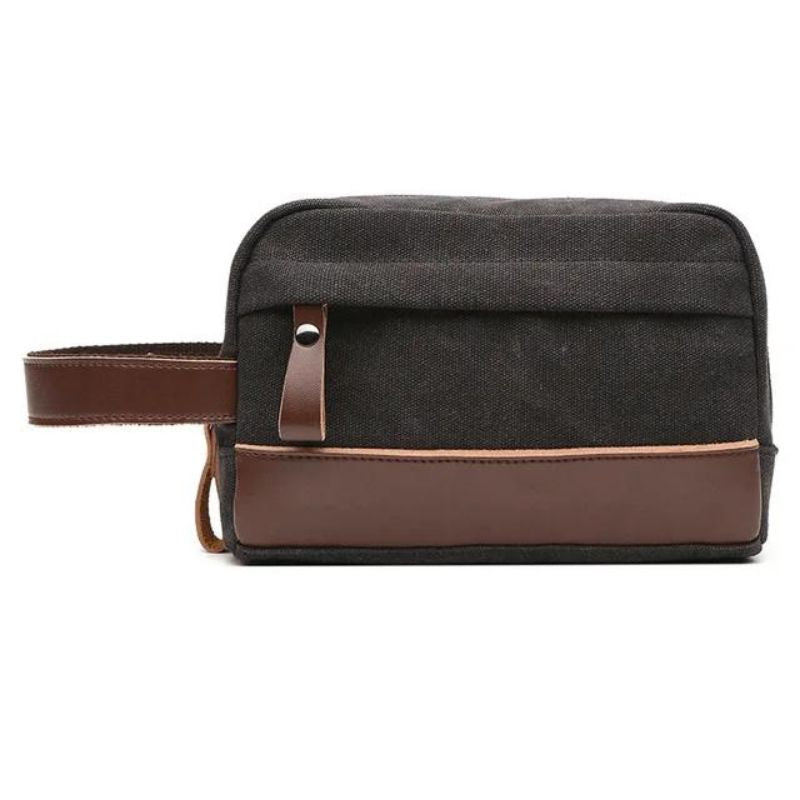 kleine kosmetiktasche für männer - Schwarz