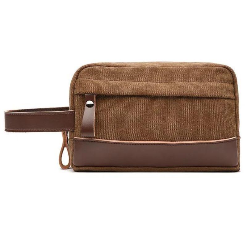 kosmetiktasche mann gut aussehend - Kaffee Braun