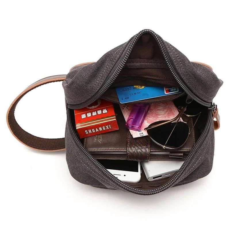 kosmetiktasche mann - Schwarz - Grün - Blau - Kaffee Braun