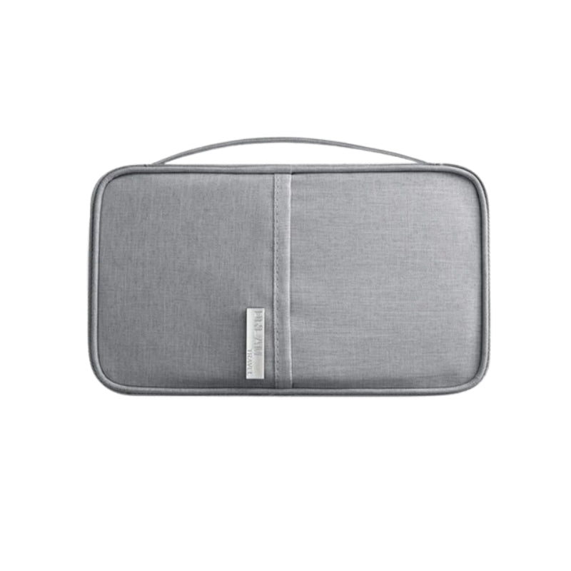 reisepapiertasche - Grau - S