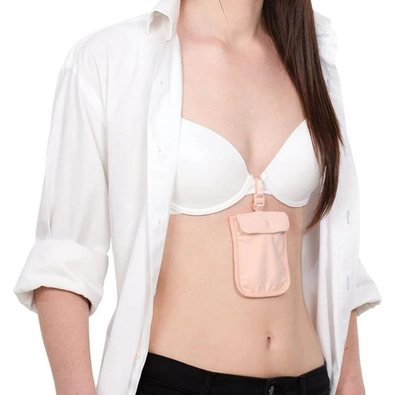 geheime reisetasche - Beige - Schwarz - Rosa