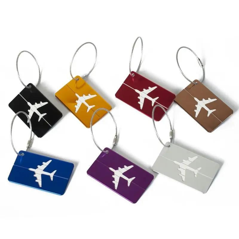 herren gepäcketikett - Blau - Schwarz - Grün - Gelb - Rosa - Rot - Silber - Braun - Violett - Schwarz mit Flugzeugmotiv - Blau mit Flugzeugmuster - Gelb mit Flugzeug-Motiv - Silber mit Flugzeugmotiv - Braun mit Flugzeugmotiv - Rot mit Flugzeugmotiv - Violett mit Flugzeugmotiv