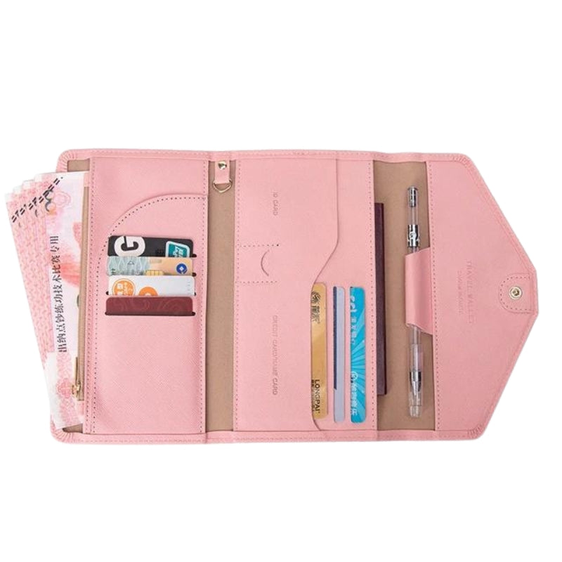 reisebeutel damen geldbörse - Rosa