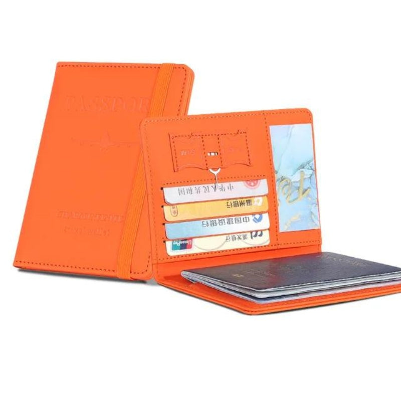 geldbörse damen rfid - Orange