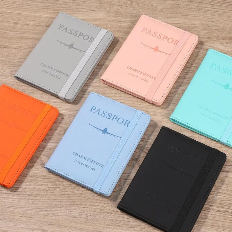 geldbörse damen anti rfid - Himmelblau - Türkis - Rosa - Schwarz - Grau - Orange