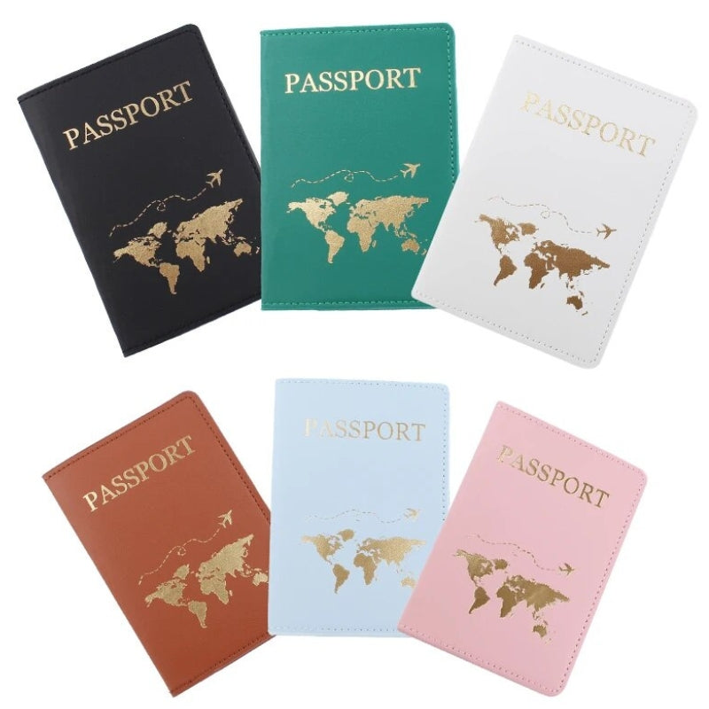 leder reisepass schutz - Grün - Schwarz - Weiß - Grau - Rosa - Braun - Blau - Violett