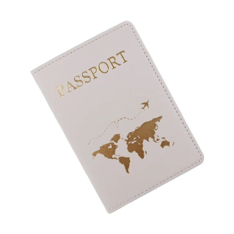 leder reisepass schutz - Grau
