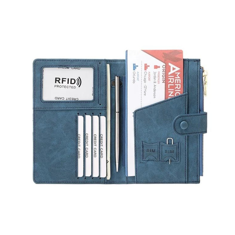 leder reisepass schutz - Grün - Rosa - Rot - Grau - Schwarz - Orange - Braun - Blau