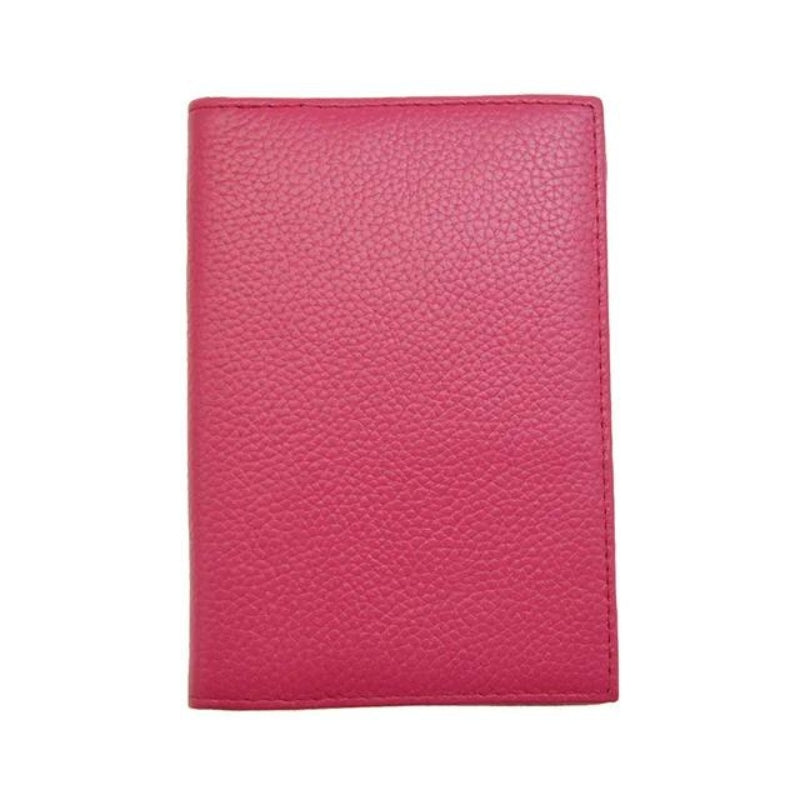 leder reisepass schutz - Fuchsia