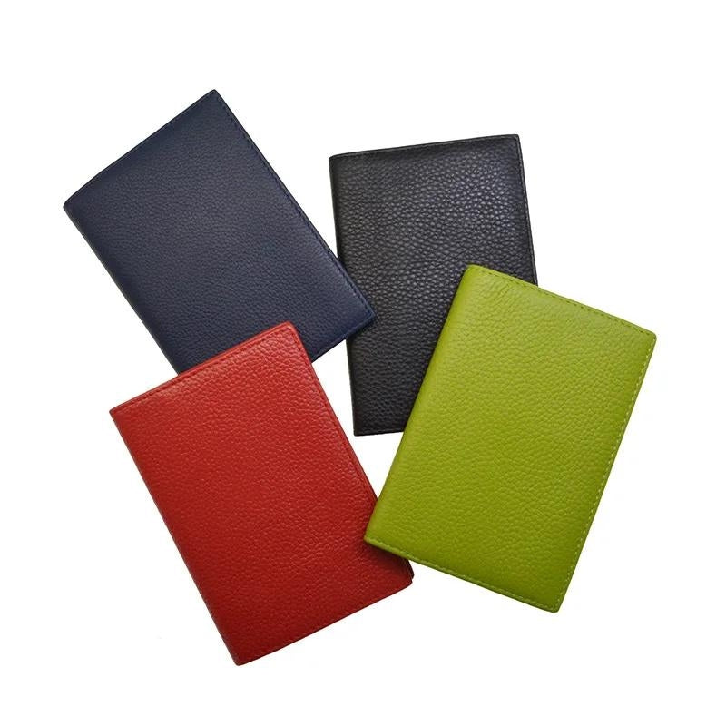 rotes leder reisepassetui - Fuchsia - Schwarz - Blau - Grau - Grün - Rosa - Rot - Gelb