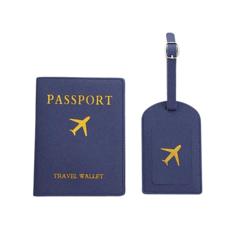 luxus reisepass schutz - Blau