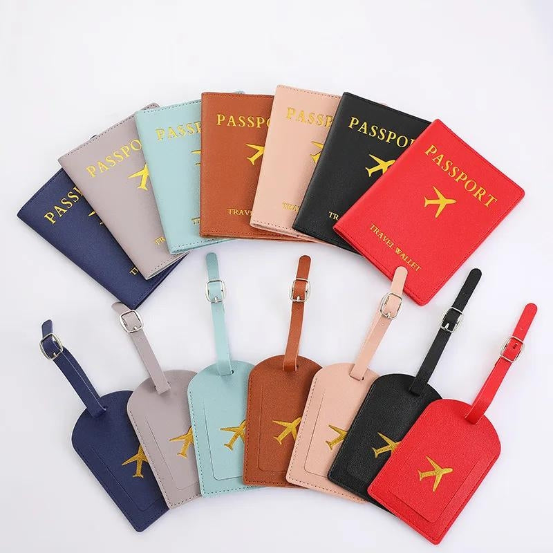 leder reisepass schutz - Rosa - Rot - Grau - Schwarz - Braun - Himmelblau - Blau