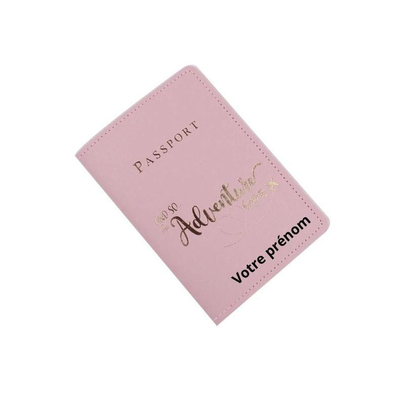 personalisiertes reisepass etui name - Abenteuer-Motiv - Modell 4