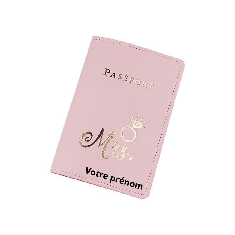personalisierter baby reisepass schutz - Muster Mrs - Modell 4