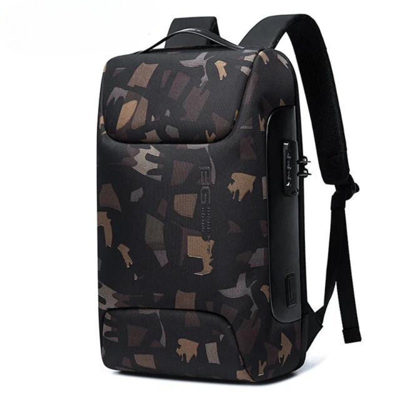 diebstahlsicherer herrenrucksack - Camouflage