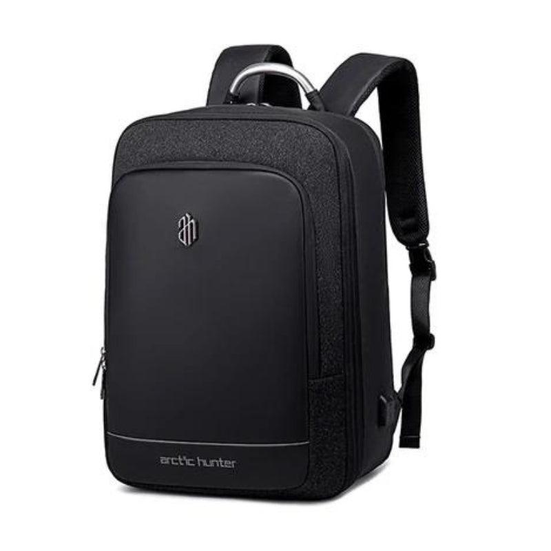 kabinenrucksack mit integriertem usb-anschluss - Schwarz