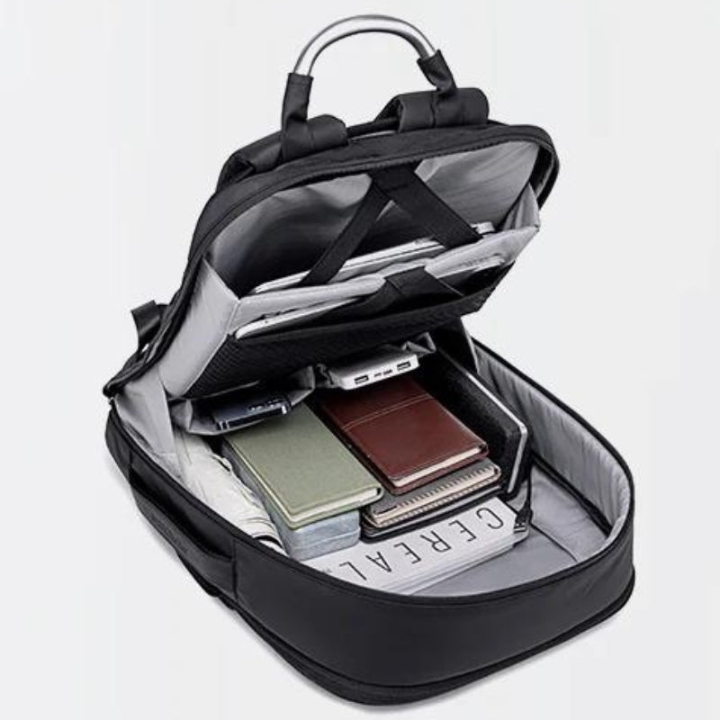 rucksack mit usb-anschluss - Schwarz - Dunkelgrau - Hellgrau
