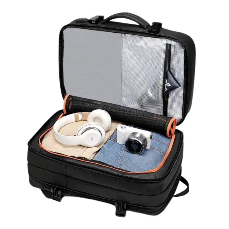 rucksack reise erweiterbar - Schwarz - Grau - Blau - Grün