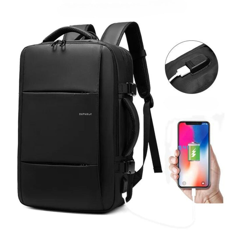 erweiterbarer rucksack - Schwarz - Grau - Blau - Grün