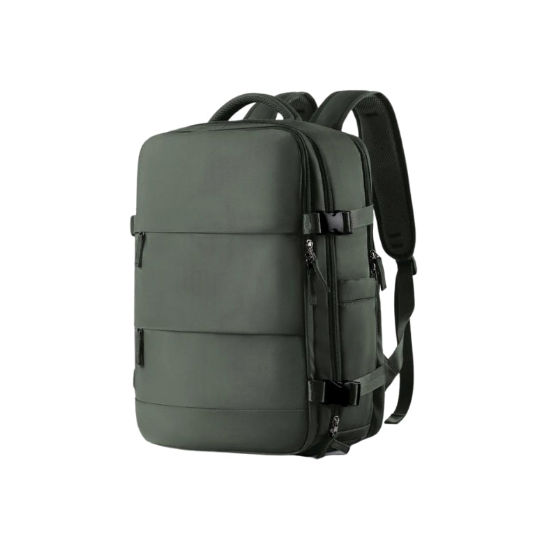 damen design rucksack - Dunkelgrün Erweiterbar
