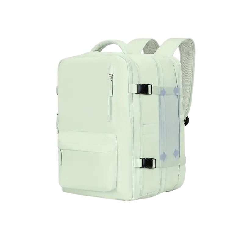 damen rucksack große fassungsvermögen - Grün Erweiterbar