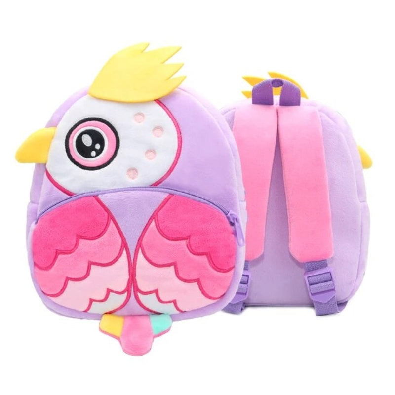 bester rucksack für kinder - Eule lila