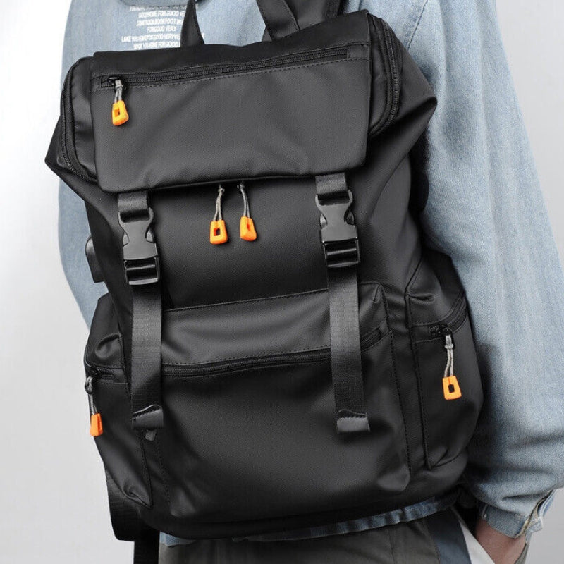wasserdichter rucksack laptop - Schwarz - Grau