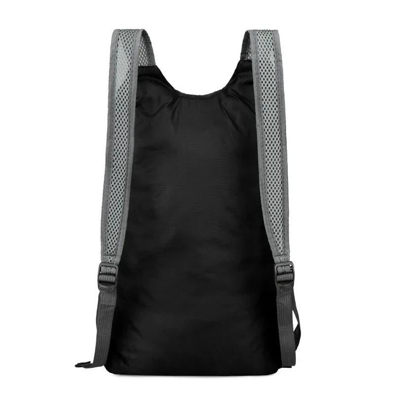 leichter faltbarer nylonrucksack - Schwarz 1 - Schwarz 2 - Blau - Fuchsia - Grau - Himmelblau - Neongrün