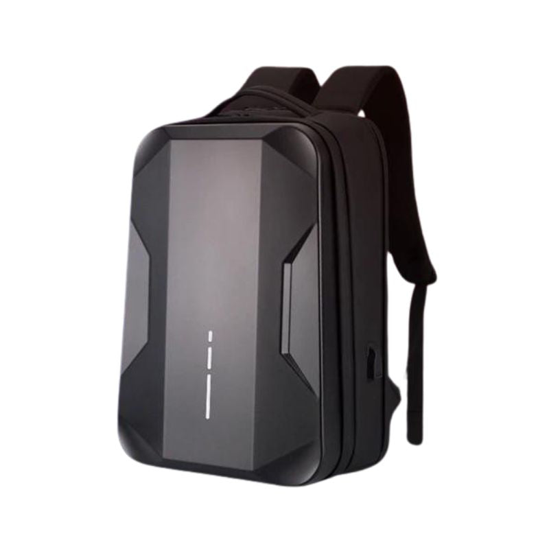 herren laptop rucksack - Schwarz