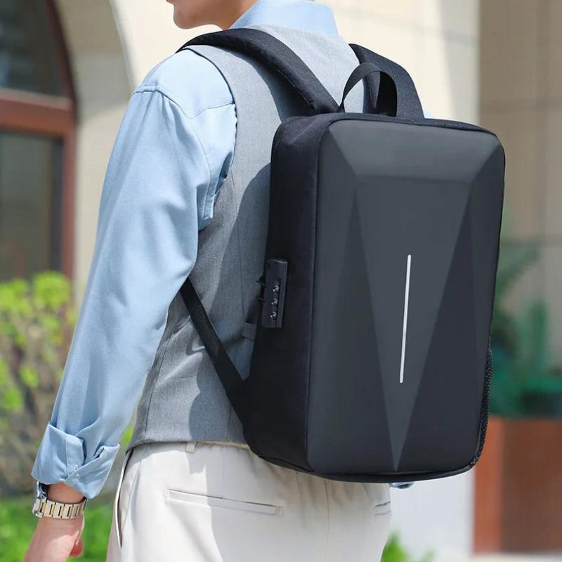 sicherheitsrucksack - Grau - Schwarz - Blau