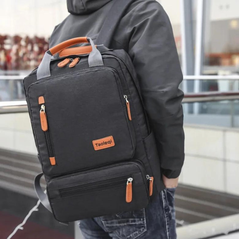canvas rucksack - Schwarz - Himmelblau - Blau - Hellgrau - Dunkelgrau - Rosa